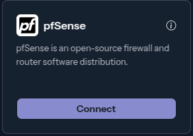 pfSense Integration Card